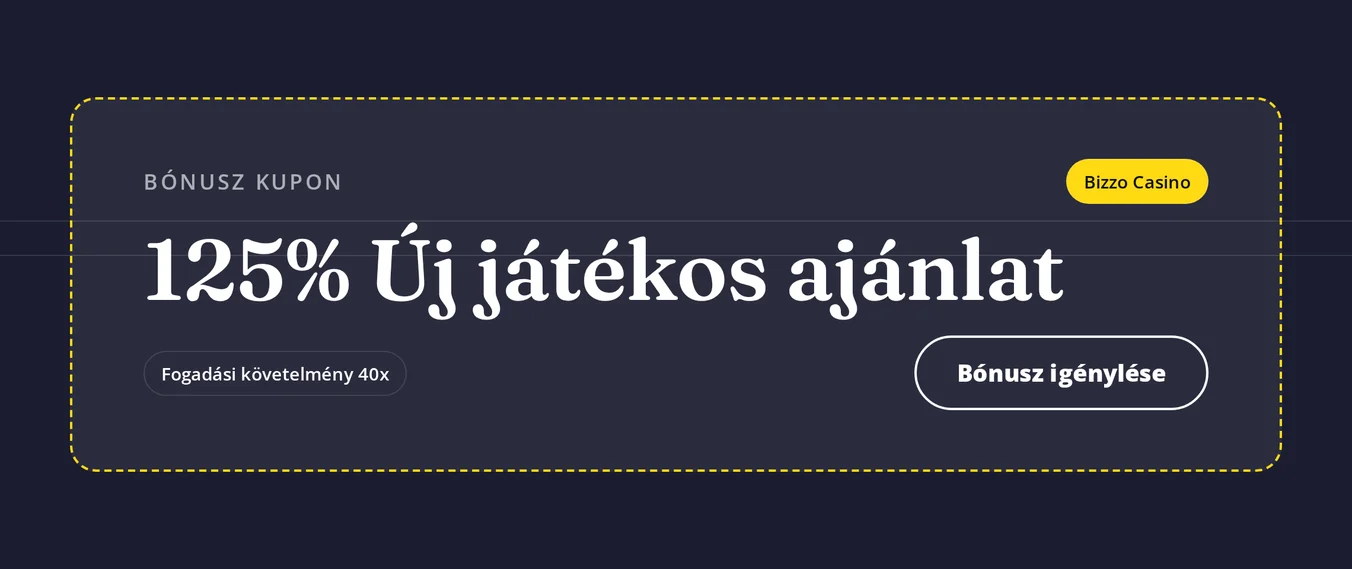 Igényeld az üdvözlő bónuszt